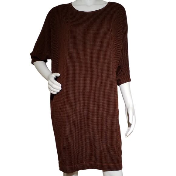 Bryn Walker Dress | Small | Brown & Black Stretch Pullover - Picture 1 of 7